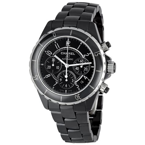 chanel mens watch black|chanel watches and fine jewelry.